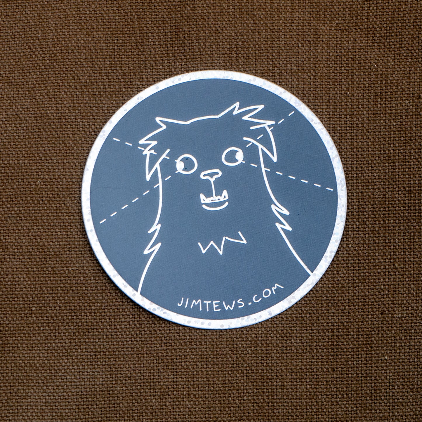 Rue Eyes 3" Glitter Sticker