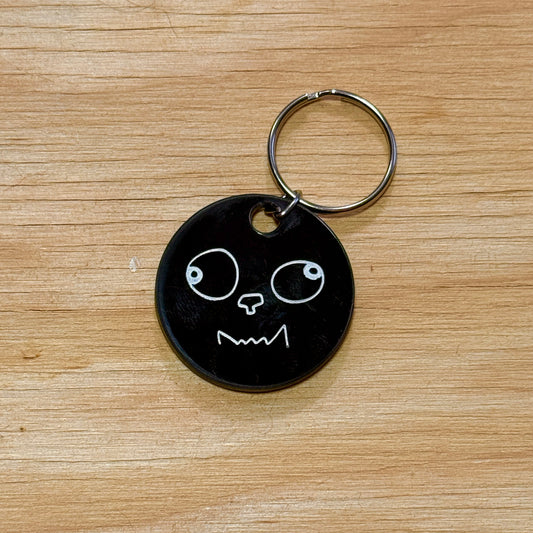 Rue Face Keychain
